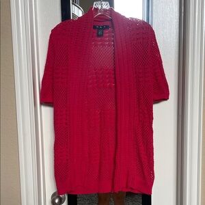 89th & Madison deep pink cardigan size medium